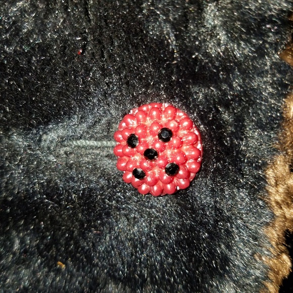 Vintage 60s faux fur black with brown lining coat - Picture 8 of 8